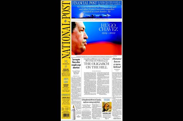Cortes&#237;a - National Post, Canad&#225;.