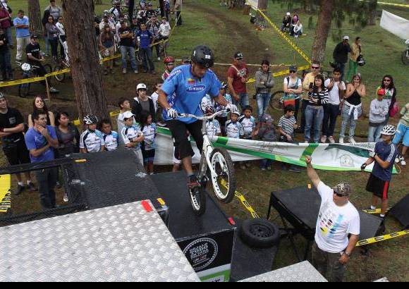 Manuel Saldarriaga - En el Parque Los Salados de El Retiro se realiz&#243; la prueba del biketrial del Cl&#225;sico EL COLOMBIANO-Indeportes Antioquia 2011.