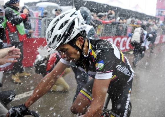 AP - Fabio Duarte se ubic&#243; 28 en la general a 45 minutos y 39 segundos de Nibali.