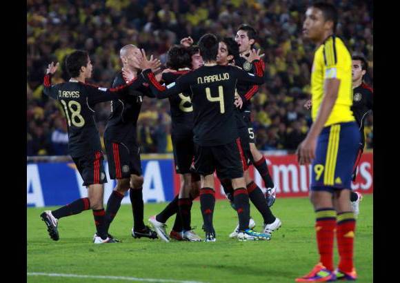 Colprensa - Colombia manej&#243; el bal&#243;n por momentos, pero los mexicanos fueron m&#225;s contundentes.