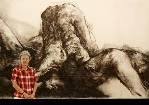 Foto Donaldo Zuluaga - Mar&#237;a Margarita Malag&#243;n-Kurka es la curadora.