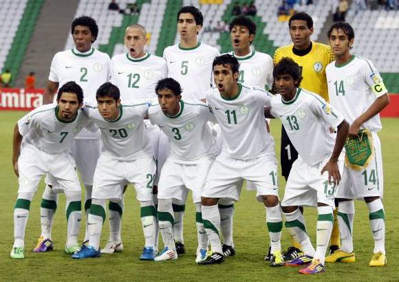 Colprensa - La formación titular de Arabia Saudita.