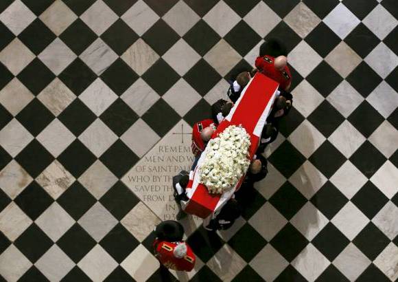 - El funeral de la ex primera ministra británica Margaret Thatcher se llevó a cabo en la catedral de St Paul en Londres.