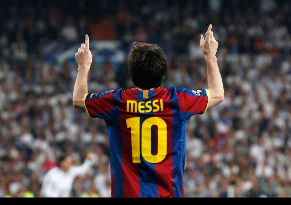 Reuters - Messi anot&#243; a los 76 y 87 minutos para llegar a 11 tantos en la competencia.