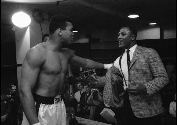 AP - Ali y Frazier en el Madison Square Garden de Nueva York el 15 de marzo de 1967.
