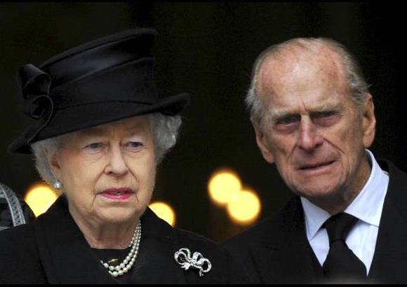Reuters - La reina Isabel y el pr&#237;ncipe Felipe en el cortejo f&#250;nebre de Margaret Thatcher.