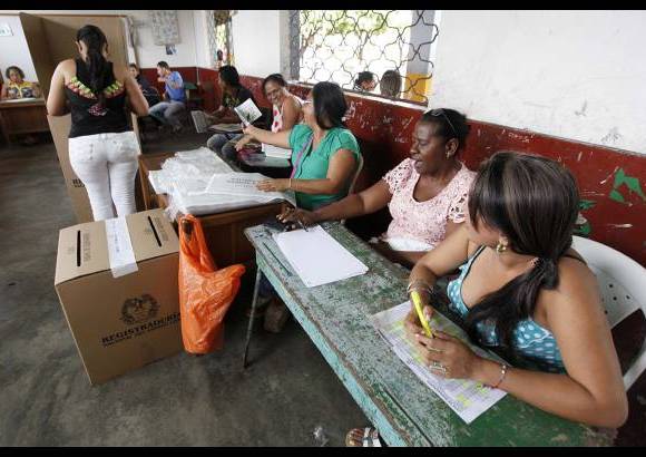 Manuel Saldarriaga - (C&#225;ceres, corregimiento Jard&#237;n) Con normalidad se desarrollaron las votaciones en los municipios de Caucasia y C&#225;ceres, al igual que en corregimientos como Jard&#237;n.