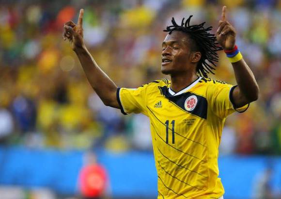 FOTO JUAN ANTONIO SÁNCHEZ, enviado especial a Cuiabá, Brasil - El seleccionado tricolor terminó su participación en primera ronda con goleada 4-1 sobre Japón y avanzó como primera del Grupo C a los octavos de final del Mundial. Los goles ante los nipones los marcaron Cuadrado, Jackson y James, Okazaki anotó el descuento.