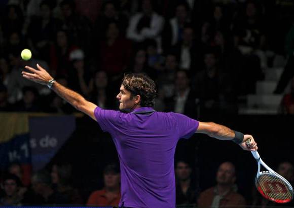 Foto Mauricio Alvarado - Federer evita en lo posible la palabra retiro.