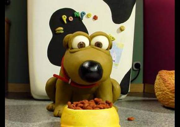 Ponpon - Director: Fabien Drouet. Un perro de compa&#241;&#237;a sale de una casa como loco. Cruza la carretera, llega un cami&#243;n. Sin poder hacer nada y a punto de ser atropellado, Ponpon ve desfilar toda su vida.