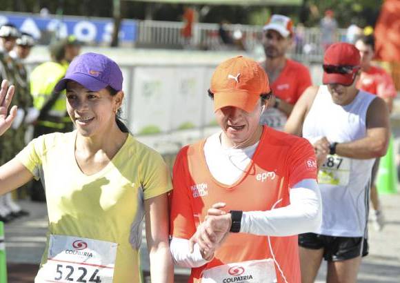 Esteban Jaramillo y Sebasti&#225;n Salazar - M&#225;s de 10 mil competidores se dieron cita en esta hist&#243;rica cita deportiva que se corr&#237;a en las modalidades de 5, 10, 21 y 42 kil&#243;metros.