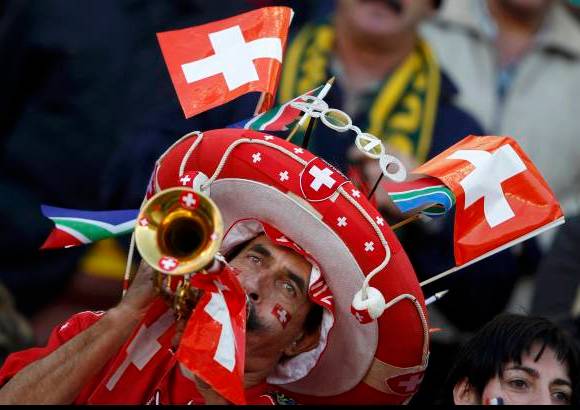 Reuters - Mucha alegría para apoyar a ambas selecciones.