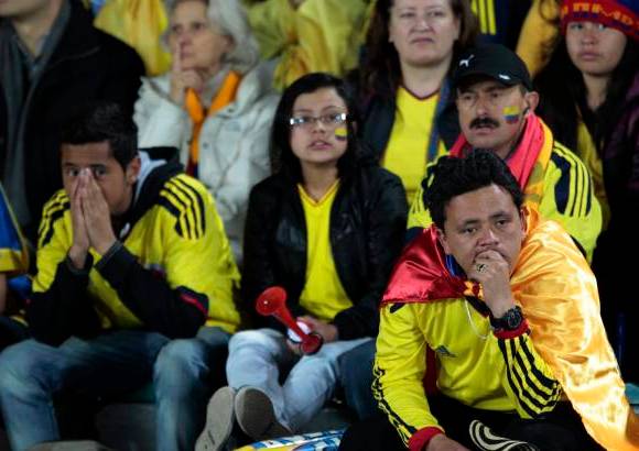 Reuters - Al final muchas caras largas por la derrota.