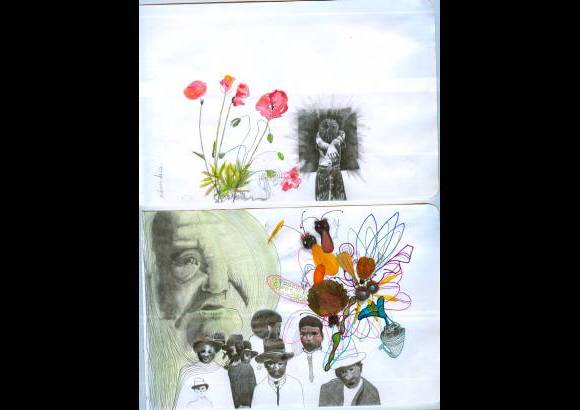 - Juan David Tob&#243;n presenta este collage de dibujos.
