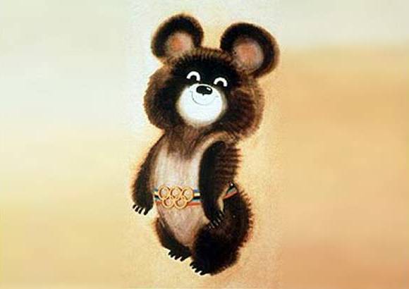 Misha, el oso - Este oso ruso dise&#241;ado por Victor Tchijikov, aparte de haber sido el s&#237;mbolo de los Juegos Ol&#237;mpicos de Mosc&#250; en 1980, caus&#243; sensaci&#243;n entre miles de telespectadores de una emisi&#243;n consagrada al mundo de los animales.