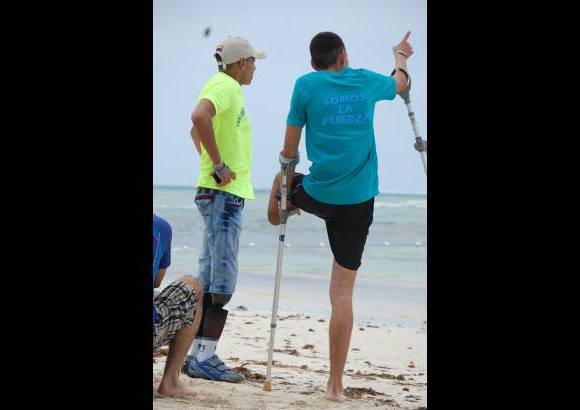Foto Alejandro Ocampo Hincapi&#233; - De la jornada participaron 69 soldados en su mayor&#237;a del Centro de Rehabilitaci&#243;n H&#233;roes de Paramillo.
