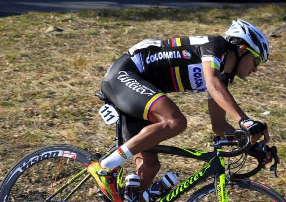 AP - Los corredores del Team Colombia Carlos Juli&#225;n Betancur, Leonardo Fabio Duque y R&#243;binson Chalapud, fueron protagonistas de varias escapadas.