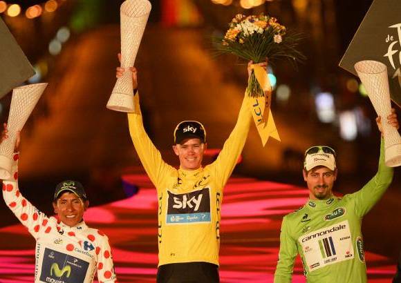 AP - Nairo termin&#243; el Tour de Francia con un tiempo de 84 horas un minuto y 0 segundos. 4 minutos y 20 segundos m&#225;s que Froom.