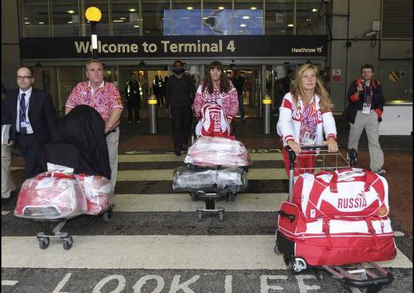 Reuters - Rusia le madrugó a las justas y parte de su grupo ya se encuentra en la Villa Olímpica.