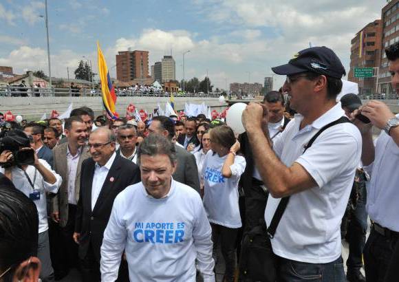 Cortesía - Marcha por la paz del 9 de abril de 2013.
