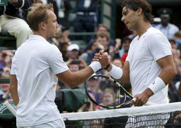- Un desconocido, el belga Steve Darcis, elimin&#243; de Winbledon a Nadal.