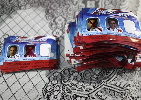 Reuters - Un local fue simulado como centro electoral y se imprimieron 3.000 boletas, con unos 700 d&#243;lares de fondos recaudados entre la poblaci&#243;n, con las caras de los dos candidatos, el presidente Obama y su contrincante Mitt Romney.