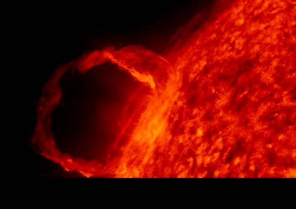 Reuters - Las im&#225;genes del Sol fueron captadas por la sonda Solar Dynamics Observatory (SDO).