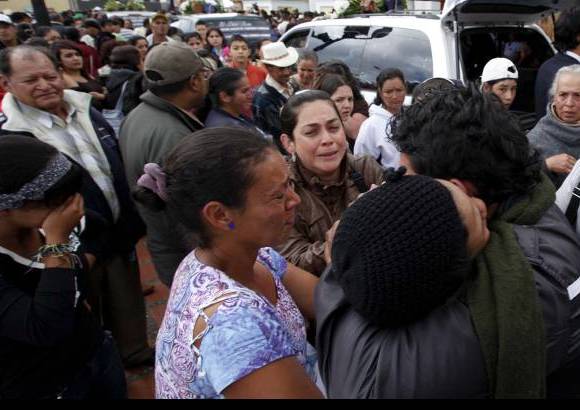 Foto Manuel Saldarriaga, enviado especial - Profunda consternación se siente en el municipio de Santa Rosa de Osos, tras el crimen.