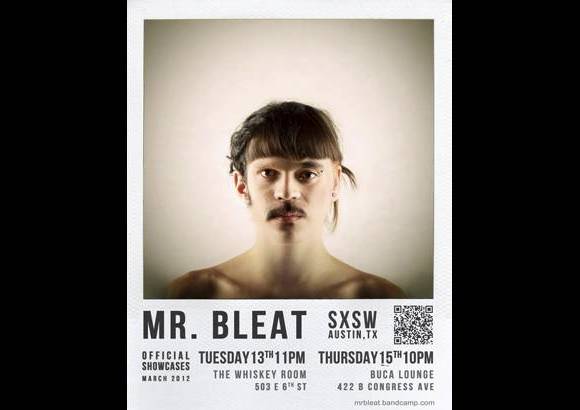 - Este flyer del SxSW 2013, un collage con los rasgos de todos los integrantes del cuarteto, da vida al se&#241;or Bleat.