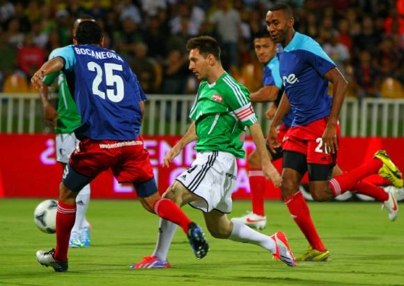 Juan Sebasti&#225;n Carvajal - El mejor jugador del mundo, Lionel Messi, deleit&#243; junto a sus amigos a todos los asistentes al estadio Atanasio Girardot que disfrutaron de un espect&#225;culo lleno de f&#250;tbol y goles.