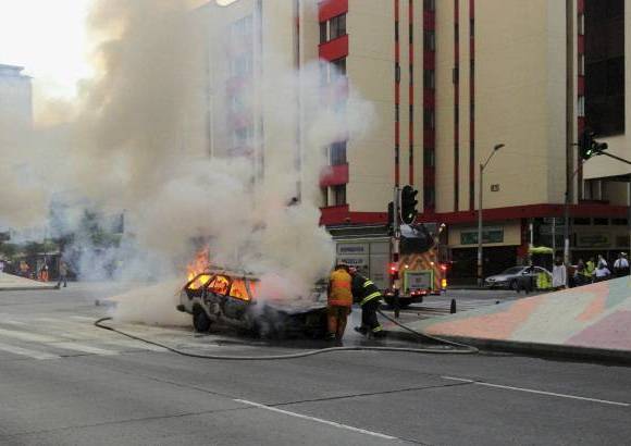 Rubén Tangarife - En el incidente no hubo personas lesionadas