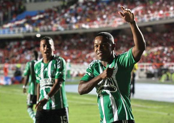Colprensa - Nacional super&#243; por 2-4 a Am&#233;rica en el estadio Pascual Guerrero. Dorlan Pab&#243;n anot&#243; dos tantos.