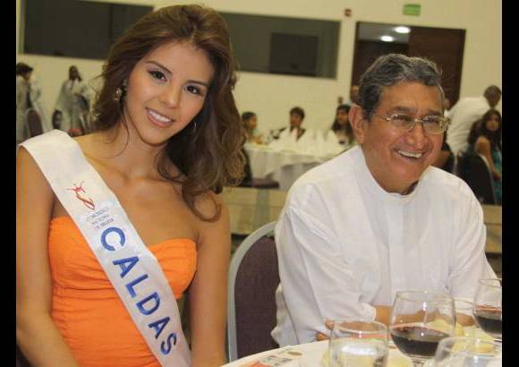 Colprensa - Señorita Caldas, Daniela Castellanos Marín, en el Banquete del Millón.