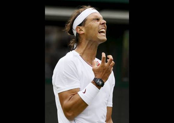 - Rafael Nadal vio su frustraci&#243;n despu&#233;s de venir de ganar el Abierto de Francia.