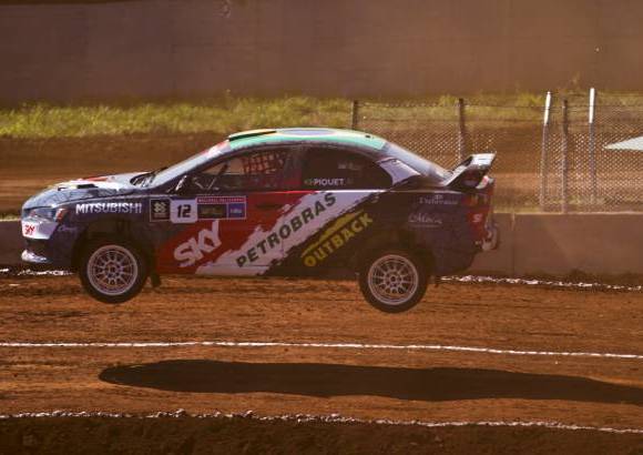 Esteban Vanegas - Nelson Piquet júnior durante el rali que hace parte de los X Games.