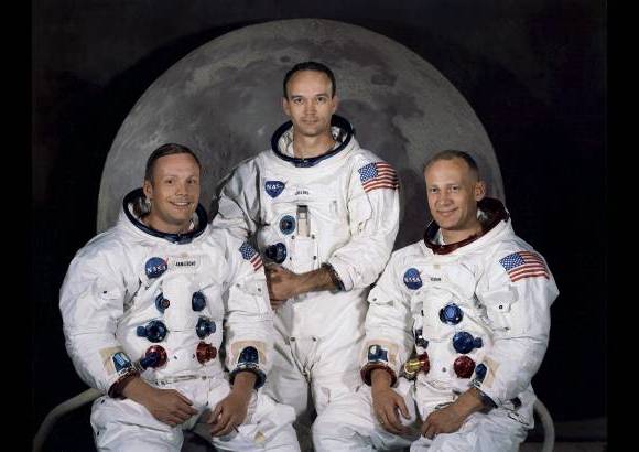 Reuters - De la hist&#243;rica misi&#243;n de 1969, tambi&#233;n hicieron parte los astronautas Edwin Buzz (en la derecha) y Michael Collins (en el centro). La foto fue tomada el primero de mayo de ese a&#241;o.