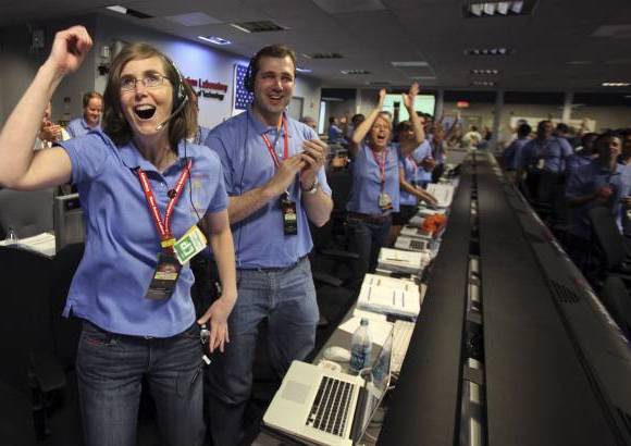 Foto AP - Lanzado el 26 de noviembre desde Cabo Cañaveral, en Florida, el laboratorio espacial robotizado navegó por el espacio durante más de ocho meses.
