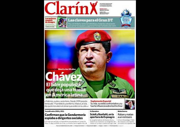 Cortes&#237;a - Clar&#237;n de Argentina.