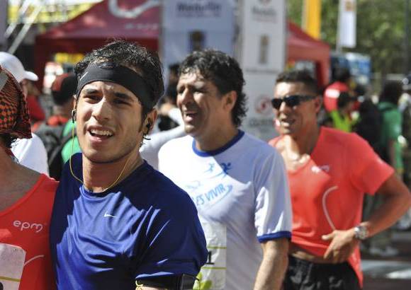 Esteban Jaramillo y Sebasti&#225;n Salazar - M&#225;s de 10 mil competidores se dieron cita en esta hist&#243;rica cita deportiva que se corr&#237;a en las modalidades de 5, 10, 21 y 42 kil&#243;metros.