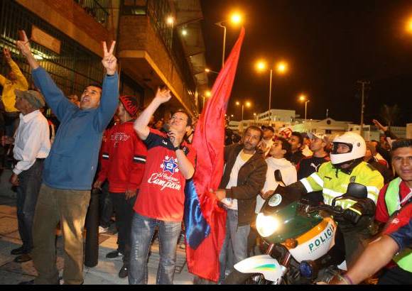 Juan Antonio Sánchez, enviado especial Manizales - El sentimiento rojo se vivió en Manizales.