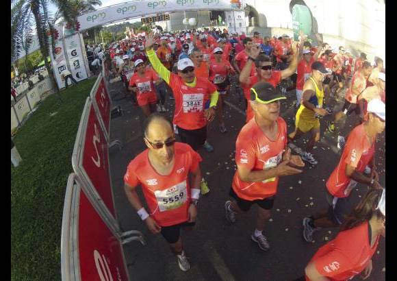 Esteban Jaramillo y Sebastián Salazar - Más de 10 mil competidores se dieron cita en esta histórica cita deportiva que se corría en las modalidades de 5, 10, 21 y 42 kilómetros.