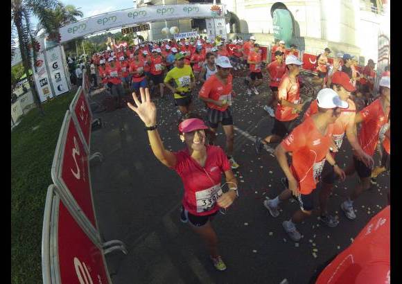 Esteban Jaramillo y Sebastián Salazar - Más de 10 mil competidores se dieron cita en esta histórica cita deportiva que se corría en las modalidades de 5, 10, 21 y 42 kilómetros.