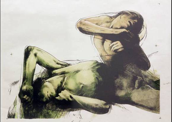 Foto Donaldo Zuluaga - Dibujos, grabados, serigraf&#237;as y &#243;leos se ven en la muestra.