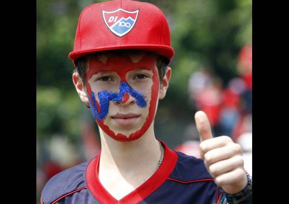 Jaime P&#233;rez - Miles de hinchas del Poderoso marcharon hacia el estadio Atanasio Girardot.