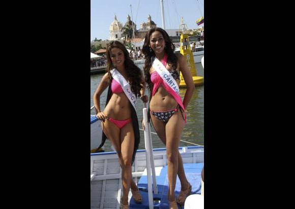 Colprensa - En este tradicional evento, las candidatas recorrieron la bahía de Cartagena, acompañadas de los cadetes de la Escuela Naval. La cita final fue en el Club Naval, donde las candidatas desfilaron en un acto de carácter benéfico para la Acción Social Naval.