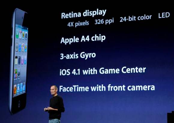 Reuters - Otra versi&#243;n revisada del iPod, el touch, incluir&#225; una c&#225;mara frontal y es m&#225;s delgado que el modelo actual.