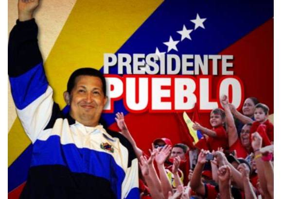 Cortes&#237;a - Hugo Ch&#225;vez Fr&#237;as, presidente de Venezuela desde 1999, en la actualidad es candidato por el Partido Socialista Unido de Venezuela y por otros 11 partidos pol&#237;ticos o movimientos sociales.