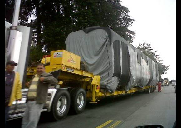 Jos&#233; Fernando Serna - Cuatro tractomulas que traen los nuevos vagones del metro de Medell&#237;n ya se encuentran en el municipio de Yarumal, a 120 kil&#243;metros de la capital antioque&#241;a.