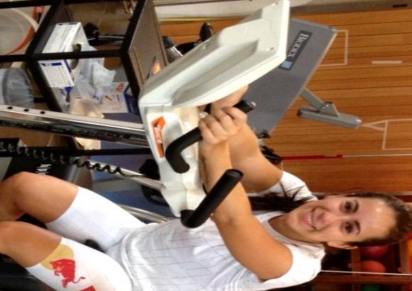 CORTES&#205;A MARIANA PAJ&#211;N - Las pruebas, realizadas en el laboratorio de Red Bull, empresa por la que es patrocinada, consist&#237;an resistencia, potencia, fuerza explosiva, test con fisioterapeutas y an&#225;lisis de lactato.