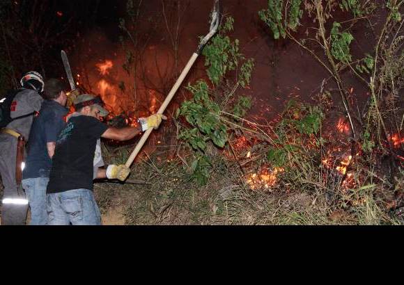 David S&#225;nchez - El director del Simpad aclar&#243; que no fue necesario apoyo a&#233;reo para sofocar las llamas y que los bomberos estar&#237;an en el sitio hasta controlar totalmente el incendio forestal. Agreg&#243; que &quot;las causas del incendio, hasta ayer, no fueron establecidas.